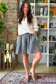Nonni Gingham City Short Navy